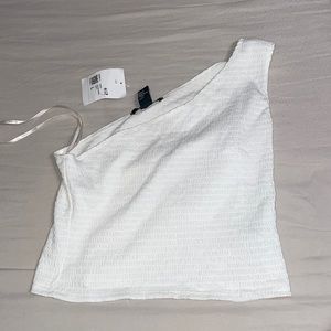 One shoulder tank top